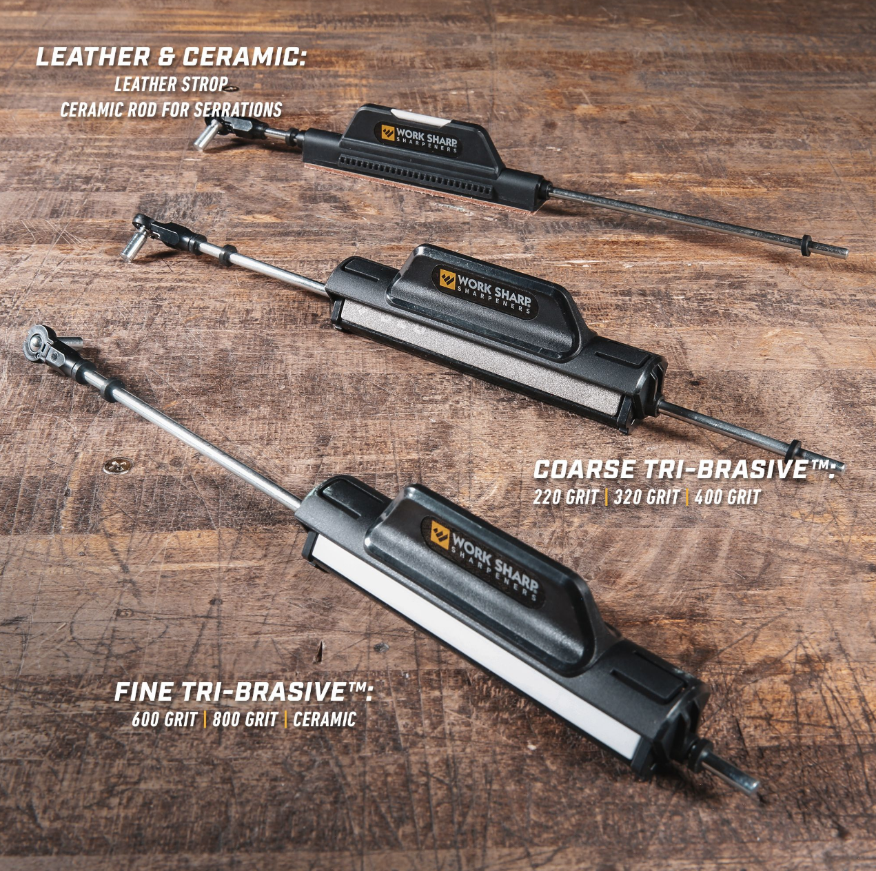 Workhsharp, Precision Adjust Knife Sharpener – Elite - Bear Claw